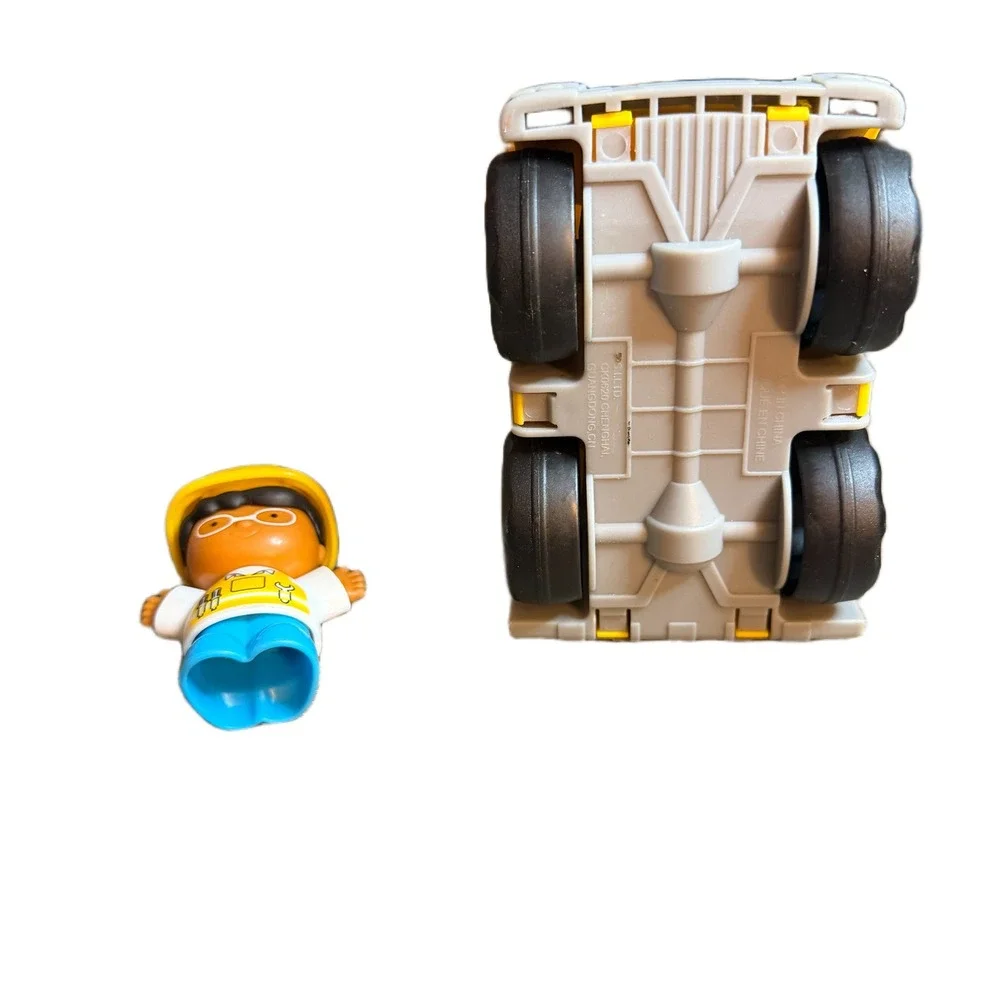 Playgo Mini Wheels Yellow Construction Worker Dump Truck with Driver Figure